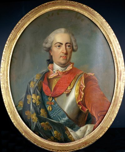 Portrait du roi Louis XV (1710-74) de France, portant l